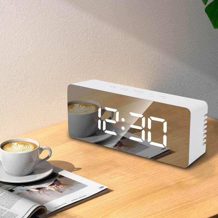 LED Mirror Alarm Clock