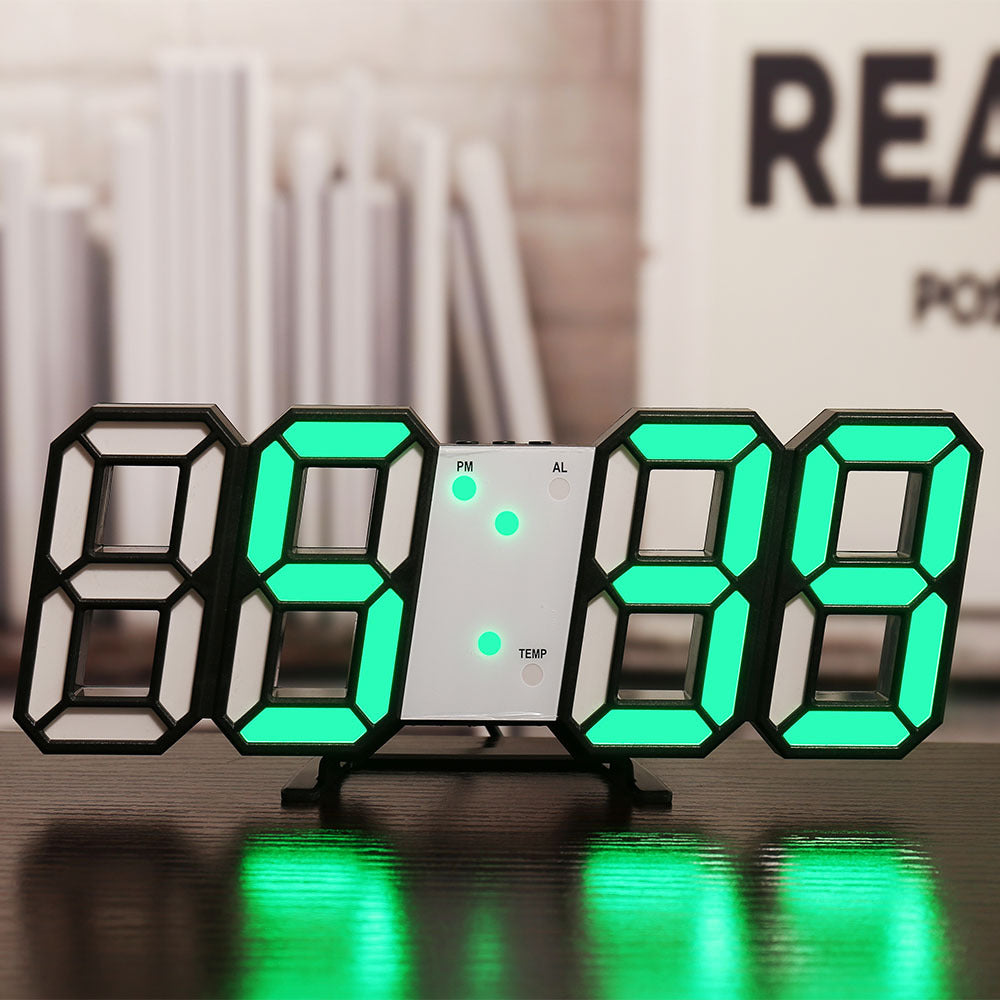 3D Digital Wall Clock