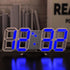 3D Digital Wall Clock
