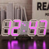 3D Digital Wall Clock