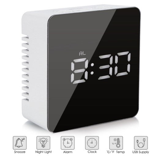Digital Mirror Alarm Clock