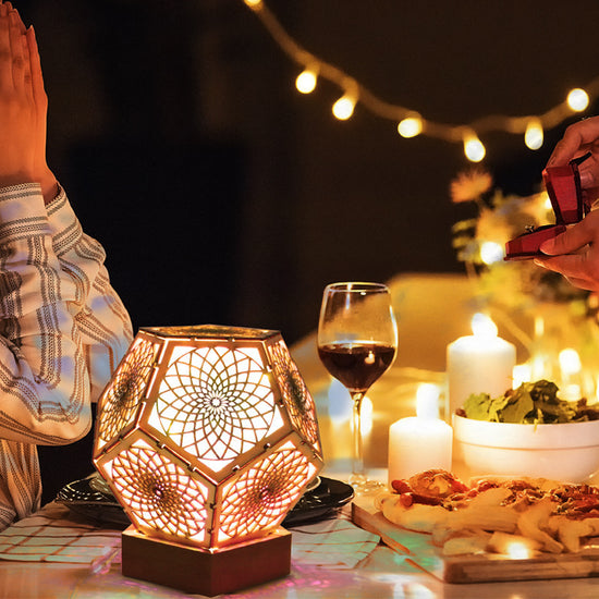 European And American Bohemian Star Projector Lamp