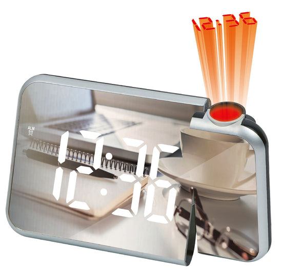 Projection Mirror Alarm Clock